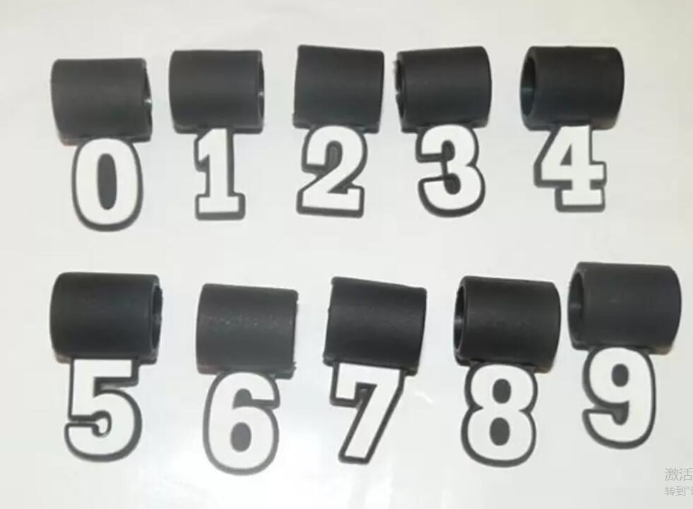 Titanium Sport Accessories new sports silicone numbers digital number pendant PICK YOUR NUMBERS KIDS White softball Stitches Tornado Necklace Baseball