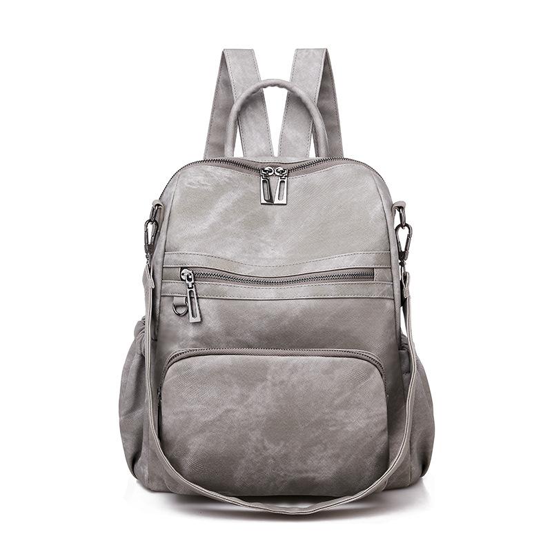 Women's backpacks 2021 new women's backpacks European and American style, Black