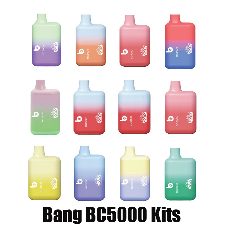BANG BC5000 E-cigarette Disposable Device Kit 5000 Puffs 650mAh Rechargable Battery Prefilled 11ml Pod Cartridge Vape Pen Vs RandM Box Mod XXl Switch Duo
BANG BC5000 E-cigarette Disposable Device Kit 5000 Puffs 650mAh Rechargable Battery Prefilled 11ml Pod Cartridge Vape Pen Vs RandM Box Mod XXl Switch Duo