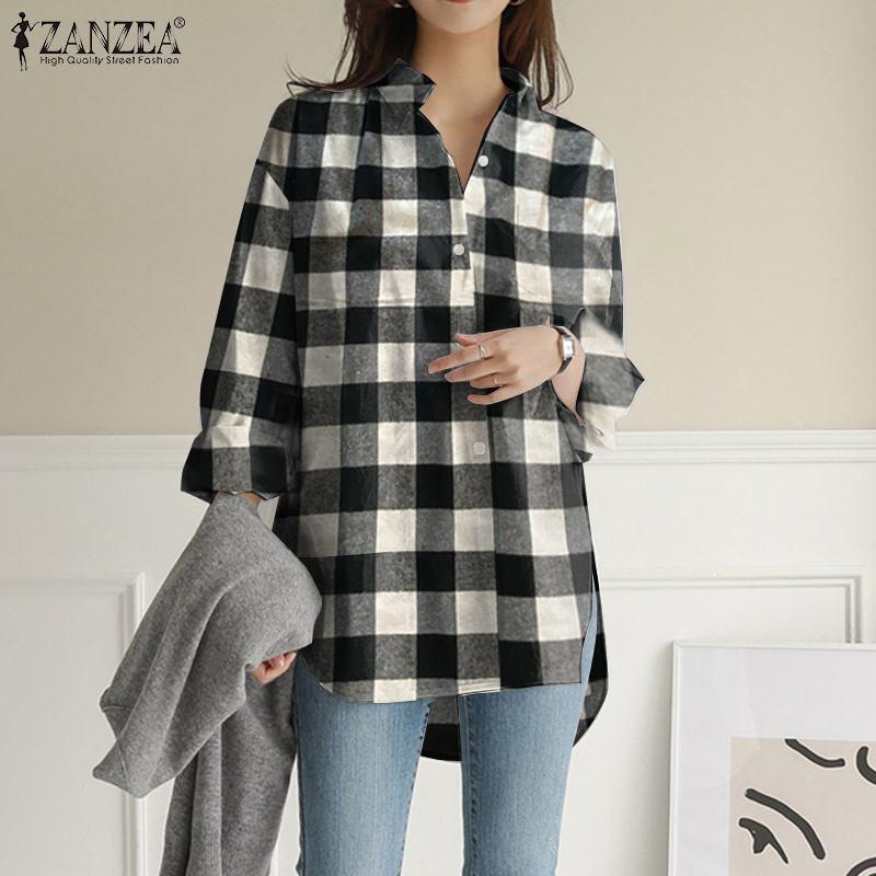 Women Autumn Long Sleeve Blouse Vintage Printed Office Tops 2021 ZANZEA Casual Buttons Long Blouses Female Plus Size Blusas 5XL, Stye c-wine red
Women Autumn Long Sleeve Blouse Vintage Printed Office Tops 2021 ZANZEA Casual Buttons Long Blouses Female Plus Size Blusas 5XL, Stye c-wine red