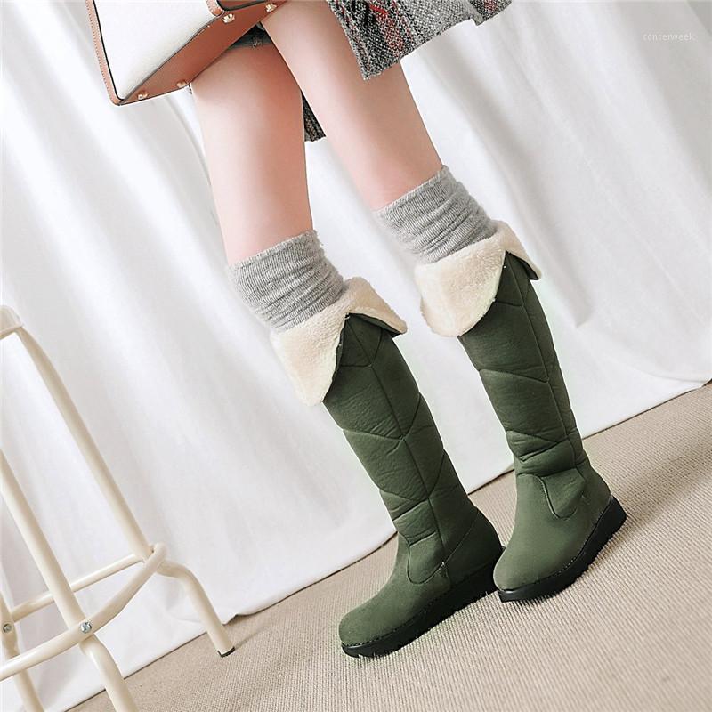 YMECHIC 2020 Winter Black Green Beige Sewing Plaid Long Botas Warm Plush Platform Snow Boots Womens Large Size Knee High Boots1
YMECHIC 2020 Winter Black Green Beige Sewing Plaid Long Botas Warm Plush Platform Snow Boots Womens Large Size Knee High Boots1