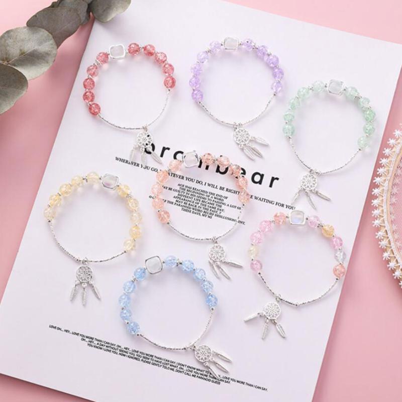 1pc Fashionable Crystal Bead Hand Chain Bracelet Dream Catcher Beads Hand Chain (Orange
1pc Fashionable Crystal Bead Hand Chain Bracelet Dream Catcher Beads Hand Chain (Orange