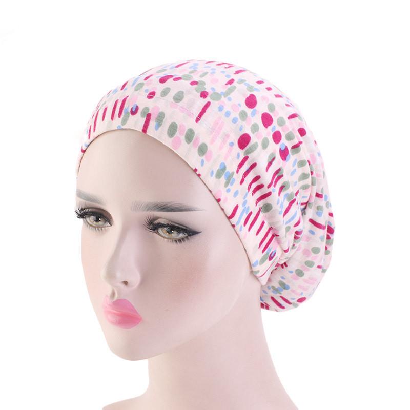 Beanie/Skull Caps Double Cotton Printed Turban Cap Night Elastic 6 Colors For Women 67, Black
Beanie/Skull Caps Double Cotton Printed Turban Cap Night Elastic 6 Colors For Women 67, Black