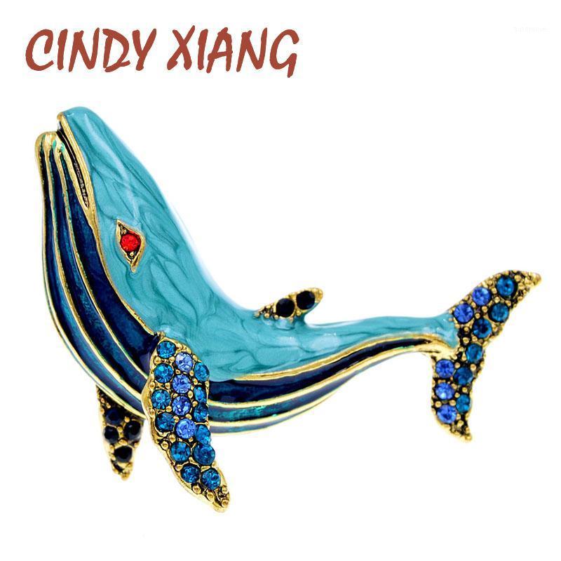 CINDY XIANG New Arrival Whale Brooches For Women Fashion Sea Animal Fish Pin Cute Vivid Brooch 2 Colors Available Good Gift1
CINDY XIANG New Arrival Whale Brooches For Women Fashion Sea Animal Fish Pin Cute Vivid Brooch 2 Colors Available Good Gift1