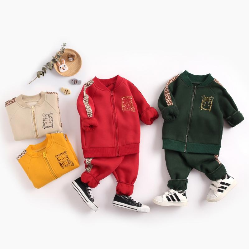 Childrenswear Cartoon Coat Pants Two-Piece Set Children Autumn And Winter Set Year Korean-style Animal Baby INS Infant Autumn, Bsw9123 ye yellow leopord pattern
Childrenswear Cartoon Coat Pants Two-Piece Set Children Autumn And Winter Set Year Korean-style Animal Baby INS Infant Autumn, Bsw9123 ye yellow leopord pattern