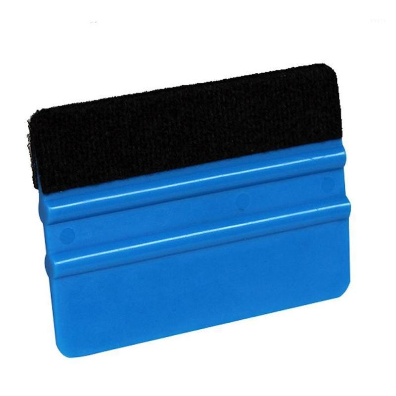 

1PCS Car Vinyl Film wrapping tools Blue Scraper squeegee Car Accessorie with 10cm*7.5cm Styling Stickers size felt edge D6F11