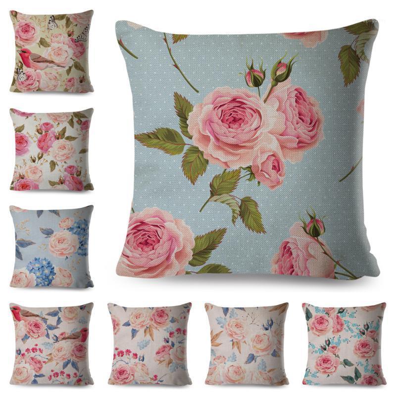 Nordic Style Rose Flower and Birds Pillow Case Linen 45*45cm Decor Flower Plant Animal Cushion Cover for Car Sofa Pillowcase1
Nordic Style Rose Flower and Birds Pillow Case Linen 45*45cm Decor Flower Plant Animal Cushion Cover for Car Sofa Pillowcase1