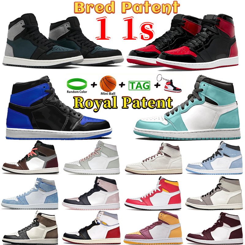 Top 1 1s Bred Patent basketball shoes mens sneakers Aurora Hand Crafted Atmosphere fusion red seafoam LA black toe Light Smoke Grey men trainers, Bubble wrap packaging
Top 1 1s Bred Patent basketball shoes mens sneakers Aurora Hand Crafted Atmosphere fusion red seafoam LA black toe Light Smoke Grey men trainers, Bubble wrap packaging