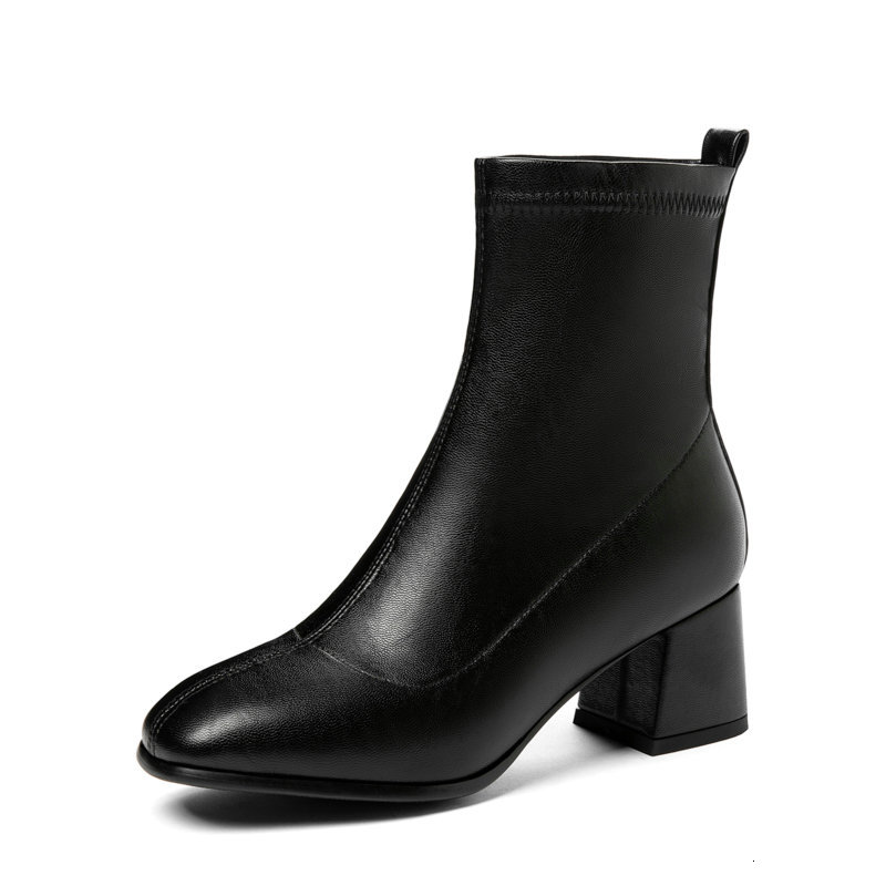 2021 New Round Toe Concise Ankle Boots Square High Heel Women Autumn Winter Sheep Ladies Shoes Size 34-43 7jni, Black
2021 New Round Toe Concise Ankle Boots Square High Heel Women Autumn Winter Sheep Ladies Shoes Size 34-43 7jni, Black