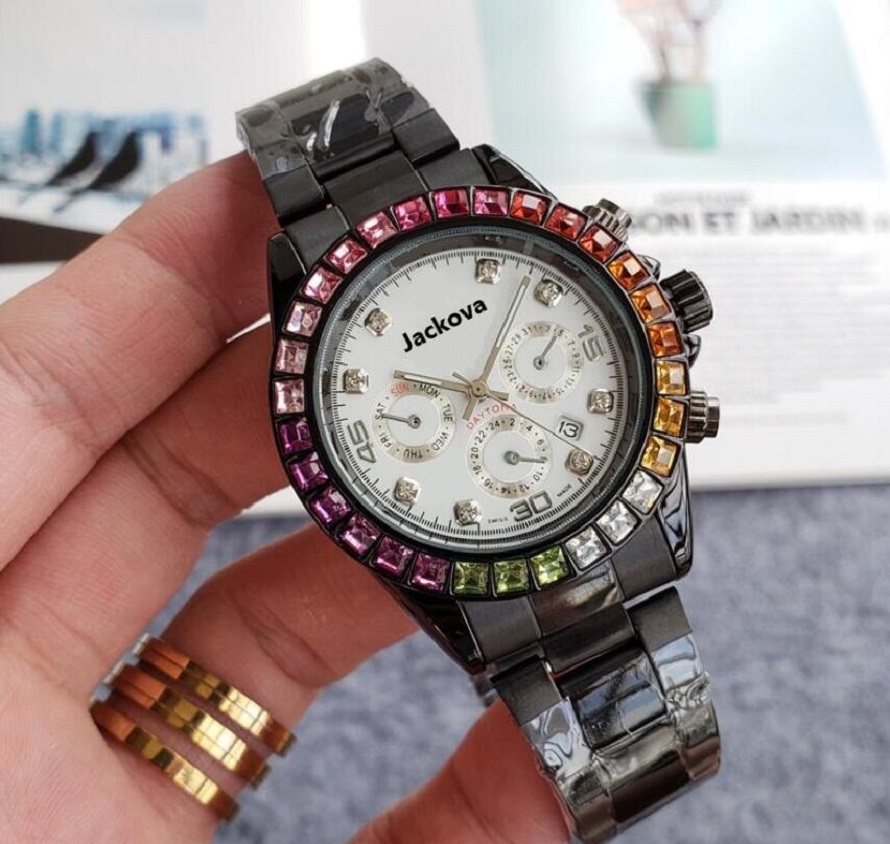 Cheap Price Black Gold Iced Out Men Women Watch Colorful Diamond Quartz Mens Wrist Watches Gold Roman Calendar Steel Clock Relogio Masculino, Slivery;brown
Cheap Price Black Gold Iced Out Men Women Watch Colorful Diamond Quartz Mens Wrist Watches Gold Roman Calendar Steel Clock Relogio Masculino, Slivery;brown
