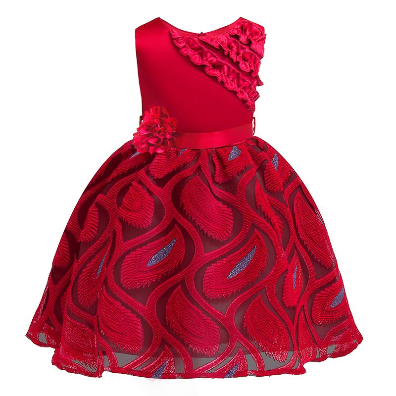 Flower Girls Dresses Illusion Appliques Embroidery O-Neck Bow Tulle Sleeveless Ball Gown Full Lace Kid Party Princess Skirt D374, Blue
Flower Girls Dresses Illusion Appliques Embroidery O-Neck Bow Tulle Sleeveless Ball Gown Full Lace Kid Party Princess Skirt D374, Blue