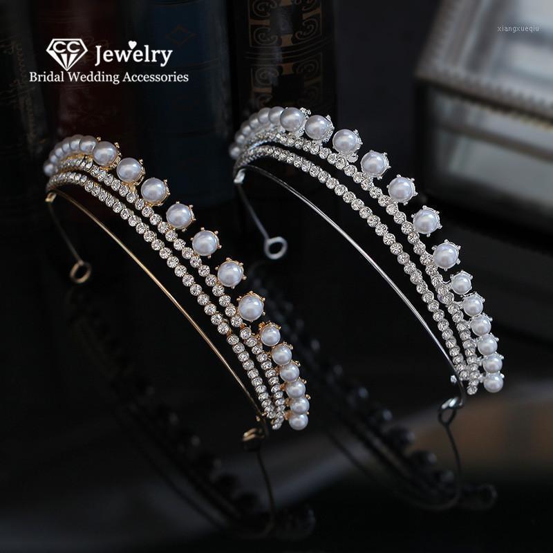 Pearl Hairband Crown Tiara Luxury Wedding Hair Accessories For Women Bridal Bridesmaids Party Fashion Jewelry Headdress XY420 Clips & Barret, Golden;silver
Pearl Hairband Crown Tiara Luxury Wedding Hair Accessories For Women Bridal Bridesmaids Party Fashion Jewelry Headdress XY420 Clips & Barret, Golden;silver