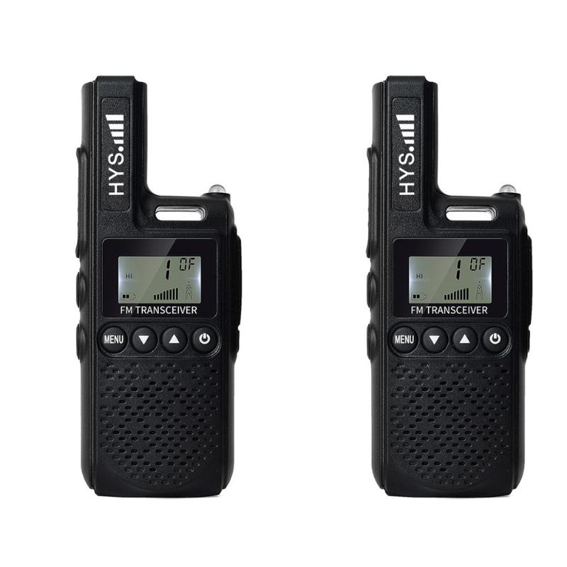 HYS 2PCS Mini Walkie Talkie UHF 400-480 MHz With 99 Channels 2W Two Way Radio FM Transceiver
HYS 2PCS Mini Walkie Talkie UHF 400-480 MHz With 99 Channels 2W Two Way Radio FM Transceiver