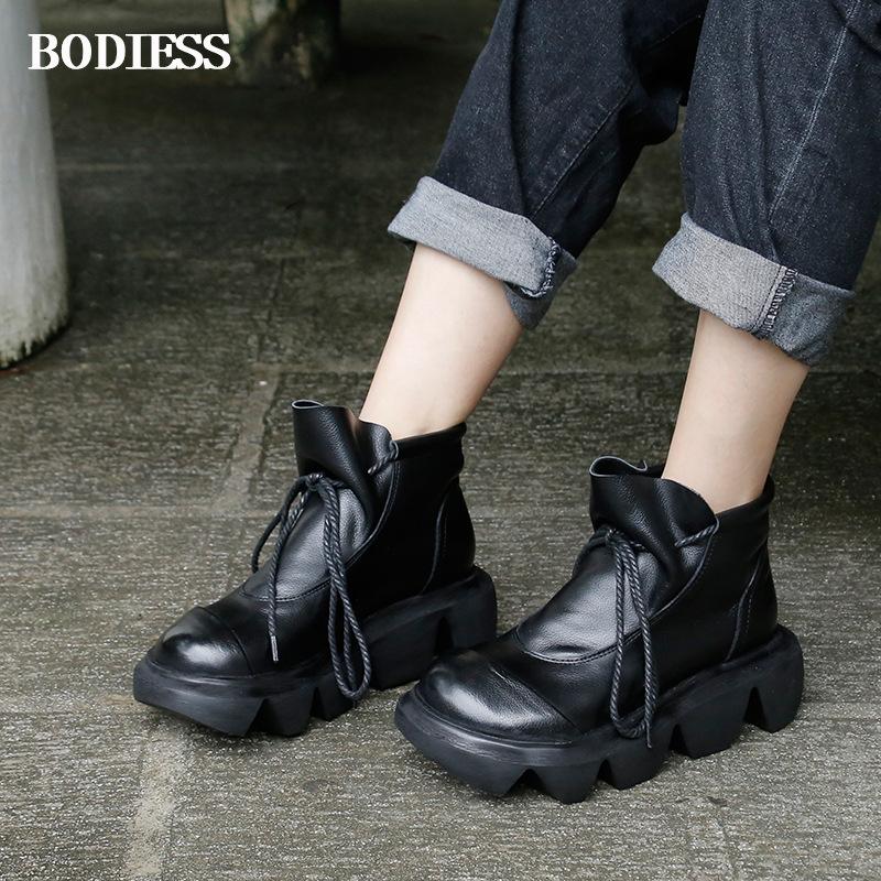 vallu shoes leather short boots 2020 new platform shoes women's round toe boots retro rub colored calf leather, Black
vallu shoes leather short boots 2020 new platform shoes women's round toe boots retro rub colored calf leather, Black