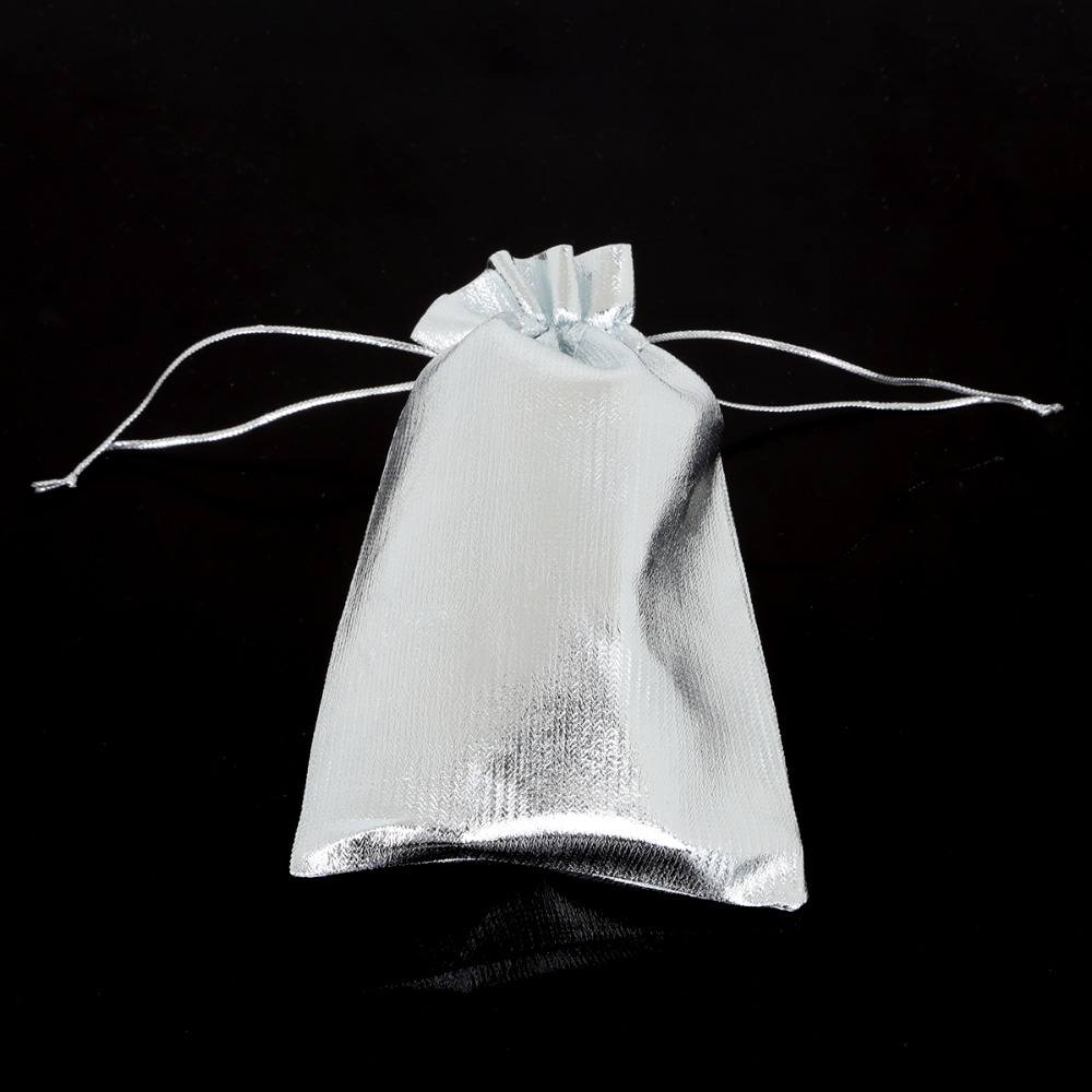 7x9 9x12 10x15cm 13x18cm Adjustable Jewelry Packing Gold Silver Color Drawstring Bag Drawable Cloth Bags Wedding Gift Bags & Pouches Wholesale Price