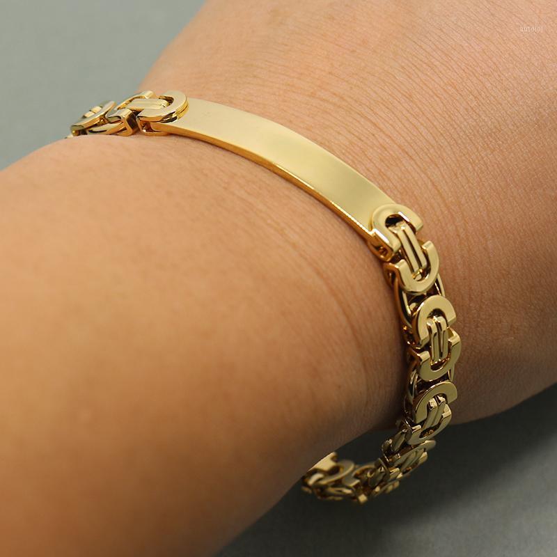 Women & Men ID bar bracelet Chain Bracelets fashion Stainless Steel jewelry Bracelets1
Women & Men ID bar bracelet Chain Bracelets fashion Stainless Steel jewelry Bracelets1
