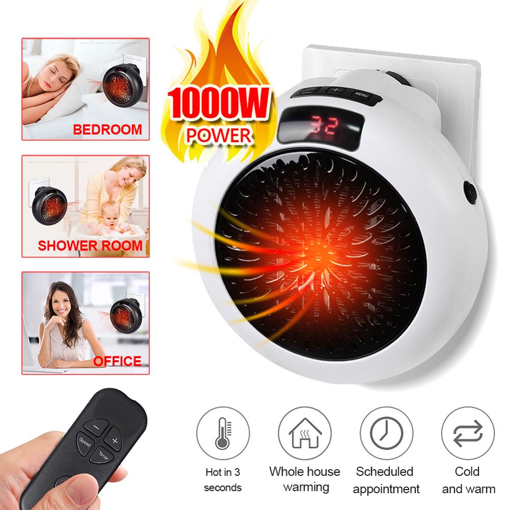 Electric Space Heater Mini Portable Wall Mount Home Office Desktop Warm Air Heater Warmer Fan Silent Remote Fast Heat Thermostat
Electric Space Heater Mini Portable Wall Mount Home Office Desktop Warm Air Heater Warmer Fan Silent Remote Fast Heat Thermostat