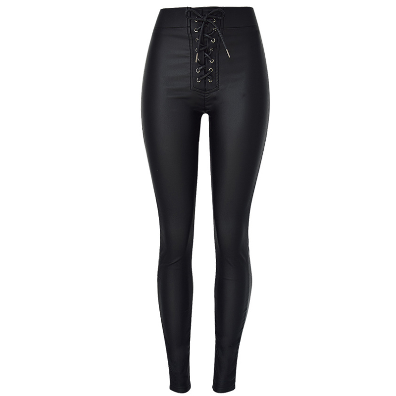Summer Stretch PU Leather Pants Sweatpants For Women Trousers High Waist Jegging Womens Plus Size Black Pencil Pants Women 201228