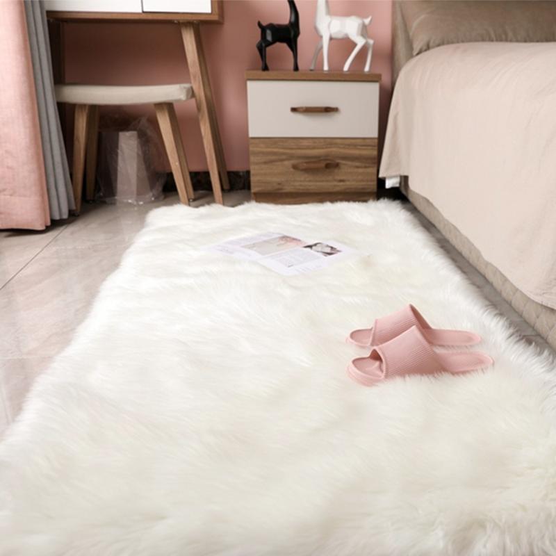 Living Room Plush Floor Rugs Mats Kids Room Faux Fur Area Rug Carpet Solid Fluffy Soft Shaggy Carpet Artificial for bedroom, White
Living Room Plush Floor Rugs Mats Kids Room Faux Fur Area Rug Carpet Solid Fluffy Soft Shaggy Carpet Artificial for bedroom, White