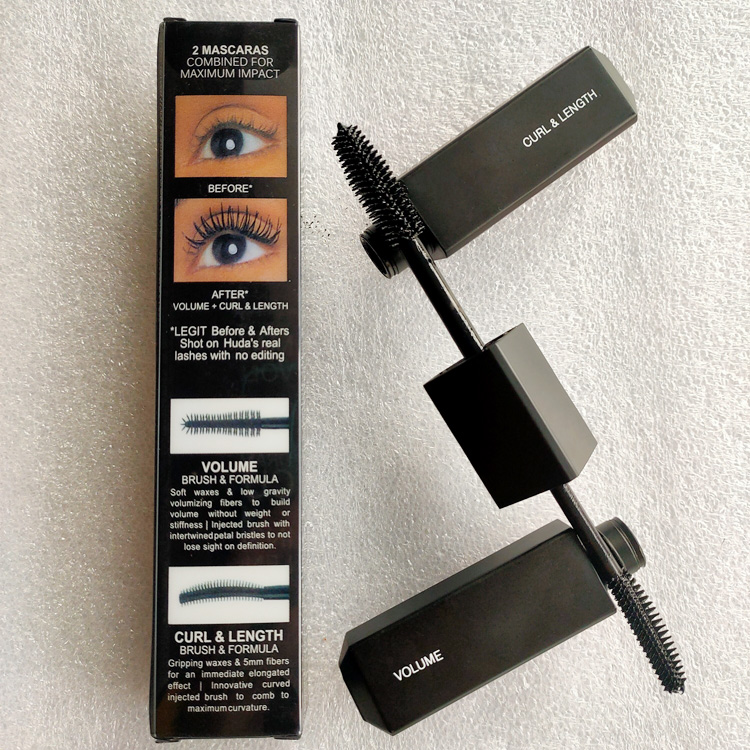Black TWO-HEAD BRUSH Mascara LEGIT LASHES Mascara MAJOR VOLUME CURL LENGTH Cruling Lengthening 8.5ml
Black TWO-HEAD BRUSH Mascara LEGIT LASHES Mascara MAJOR VOLUME CURL LENGTH Cruling Lengthening 8.5ml