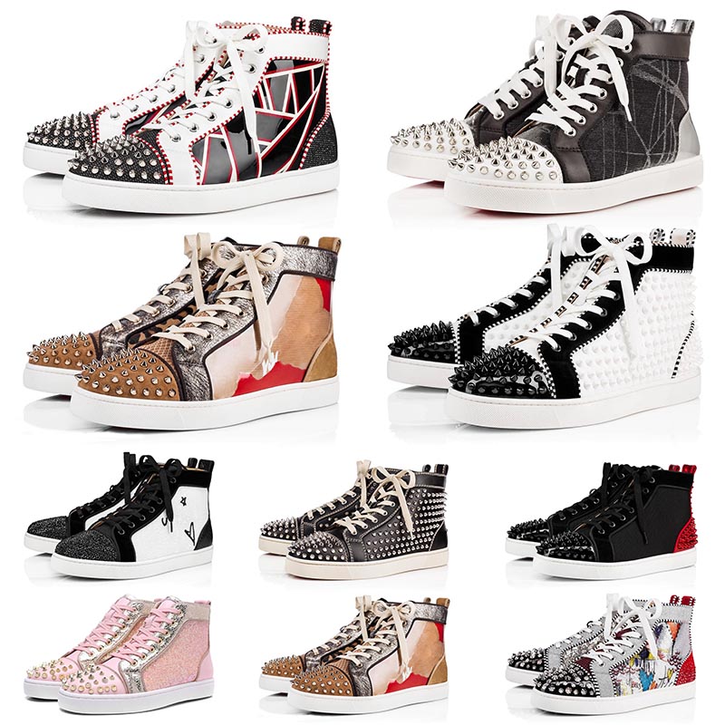 With Box Red Bottoms Loafers Platform Sneakers Brand Luxury Designer Mens Womens Casual Shoes Spikes Black White Speed Trainers Women Boots
With Box Red Bottoms Loafers Platform Sneakers Brand Luxury Designer Mens Womens Casual Shoes Spikes Black White Speed Trainers Women Boots