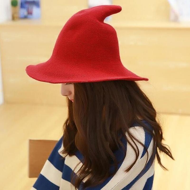 Witch Hat Diversified Along The Sheep Wool Cap Knitting Fisherman Hat Female Fashion Witch Pointed Basin Bucket For Halloween1, Coffe
Witch Hat Diversified Along The Sheep Wool Cap Knitting Fisherman Hat Female Fashion Witch Pointed Basin Bucket For Halloween1, Coffe