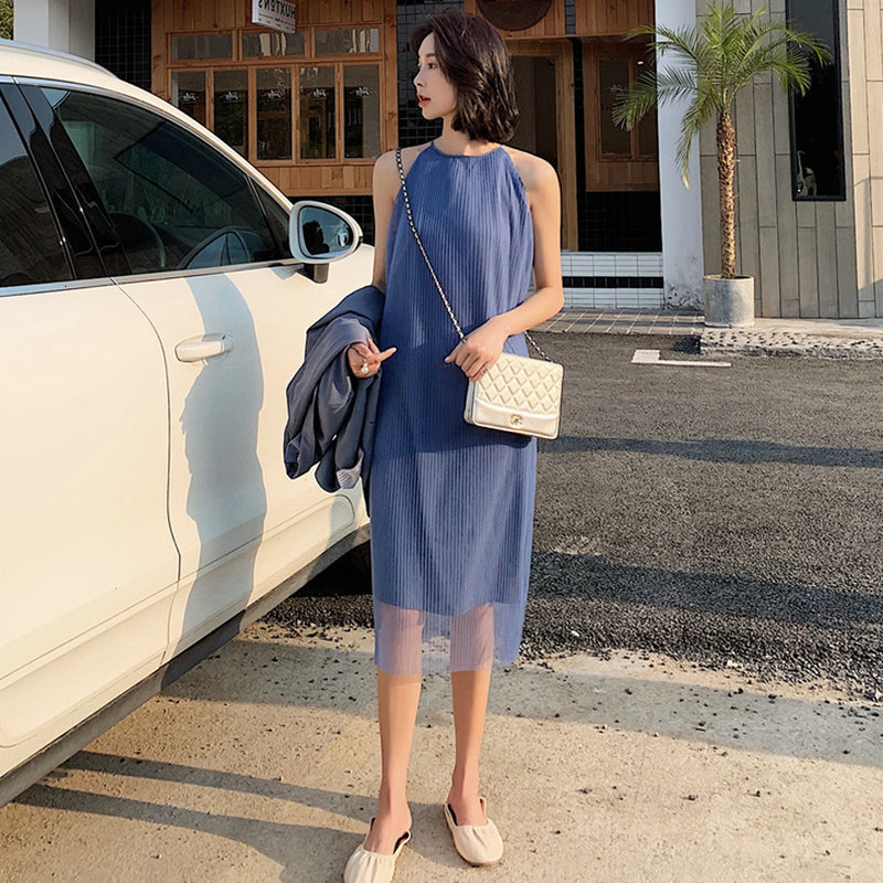 New Solid dress fashion sexy boho strapless beach-style waistband summer dresses for female the line dressed in black KRJ5, Blue
New Solid dress fashion sexy boho strapless beach-style waistband summer dresses for female the line dressed in black KRJ5, Blue