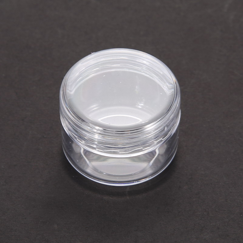 1pc Clear Plastic Cosmetic Sample Container 5G Jar Pot Small Empty Camping Travel Eyeshadow Face Cream Lip Balm 5ML Bottle
1pc Clear Plastic Cosmetic Sample Container 5G Jar Pot Small Empty Camping Travel Eyeshadow Face Cream Lip Balm 5ML Bottle