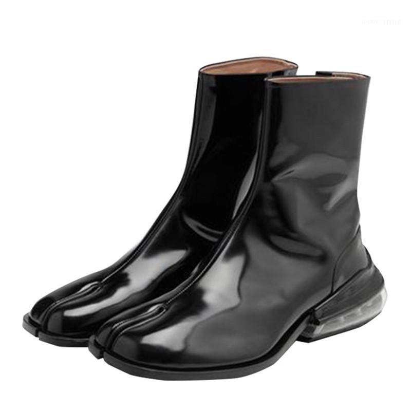 2021 New Split Toe Women Ankle Boots Patent Leather Botas Mujer Sexy Motorcycle Boots Ladies Chunky Heel Short Booties1, As picture
2021 New Split Toe Women Ankle Boots Patent Leather Botas Mujer Sexy Motorcycle Boots Ladies Chunky Heel Short Booties1, As picture