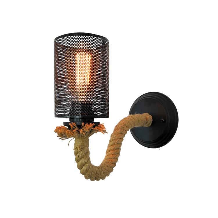 American retro creative personality bedroom restaurant corridor bar coffee shop rope wall lamp porch staircase wall lamp
American retro creative personality bedroom restaurant corridor bar coffee shop rope wall lamp porch staircase wall lamp