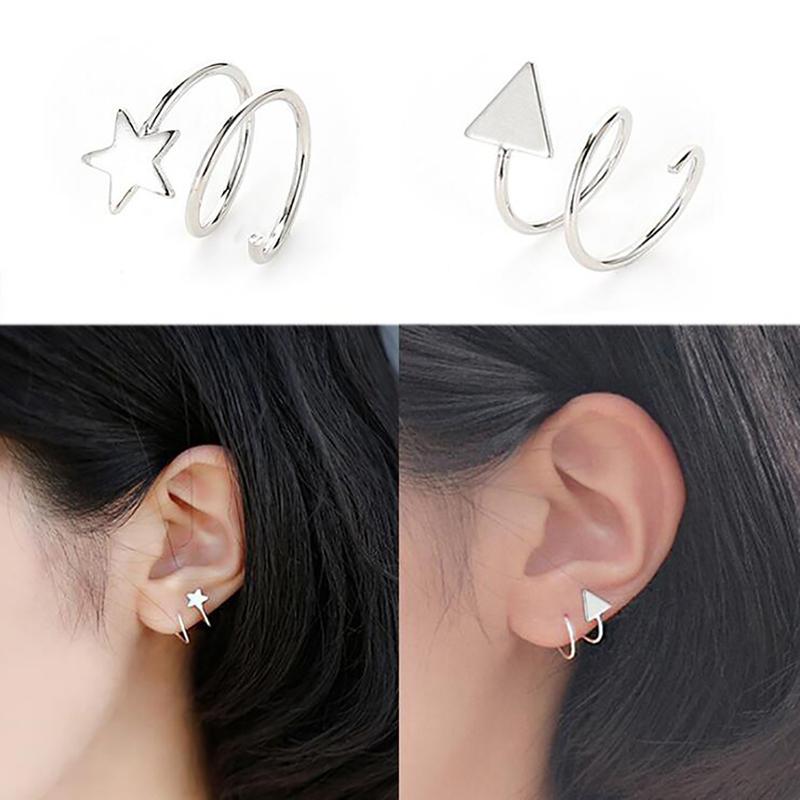 Stud Cute Lovely Star Triangle Earrings Fashion Simple Lines Jewelry For Women Wholesale Brincos Oorbellen
Stud Cute Lovely Star Triangle Earrings Fashion Simple Lines Jewelry For Women Wholesale Brincos Oorbellen