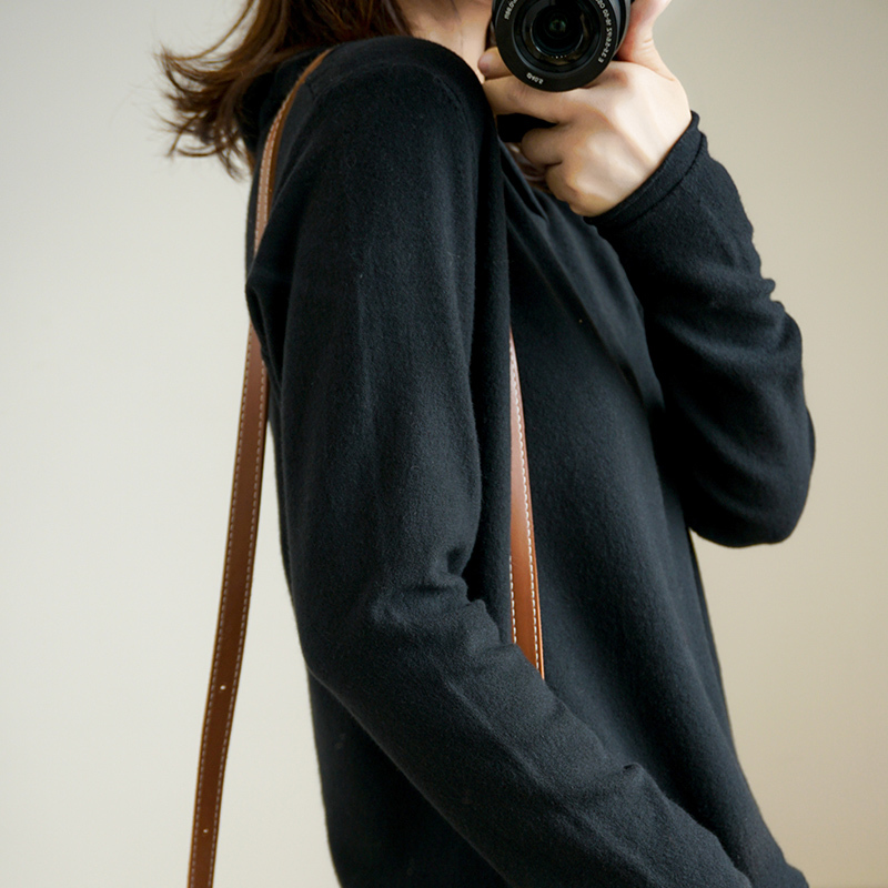 Loose lazy V-neck knitted sweater women fall winter pullovers plus size women's wool tops 201224