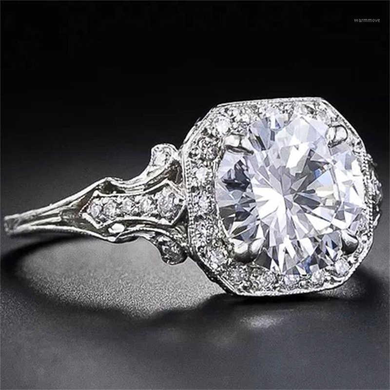Fashion Vintage Silver Color Zircon Wedding Ring Engagement Ring Wholesale Size 6-101
Fashion Vintage Silver Color Zircon Wedding Ring Engagement Ring Wholesale Size 6-101