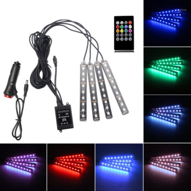 One for four voice control foot lights colorful RGB car atmosphere lights car interior atmosphere decoration1
One for four voice control foot lights colorful RGB car atmosphere lights car interior atmosphere decoration1