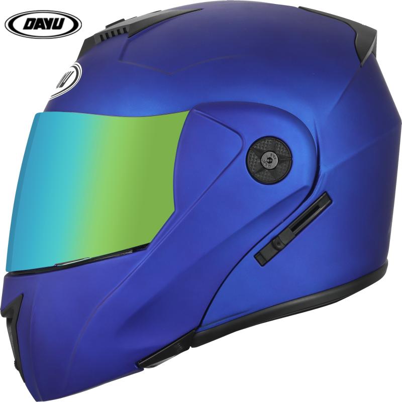 

2021 Flip Up Modular Dual Lens Racing Motorcycle Helmets DOT ABS Motocross Helmet Full Face Cascos Moto Safe Helm capacete