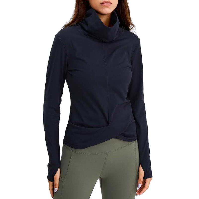 77% Nylon 23%Spandex Yoga wear tops women activewear shirts solid breathable winter long sleeves hoodies sweatshirt fitness YT00, Black
77% Nylon 23%Spandex Yoga wear tops women activewear shirts solid breathable winter long sleeves hoodies sweatshirt fitness YT00, Black