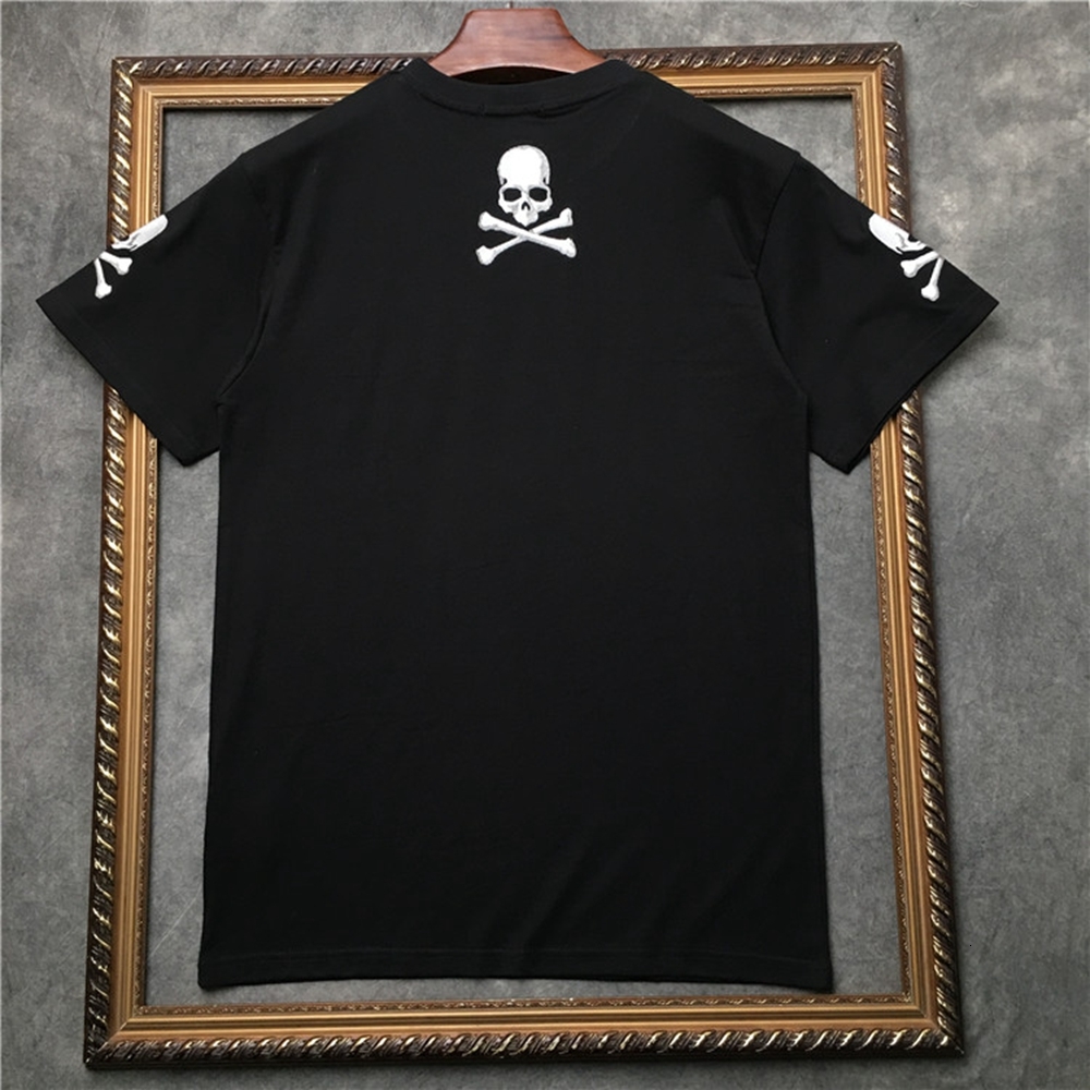 Men' Short-sleeved T-shirt Symmetrical Skull Pattern Women Shirts|streetwear Xacy, Black
Men' Short-sleeved T-shirt Symmetrical Skull Pattern Women Shirts|streetwear Xacy, Black