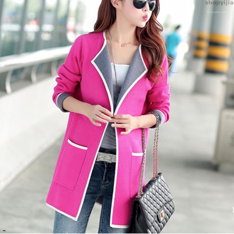 New product large size Korean women's fashion shirt cardigan sweater women's coat spring and autumn sweater1, Pink
New product large size Korean women's fashion shirt cardigan sweater women's coat spring and autumn sweater1, Pink
