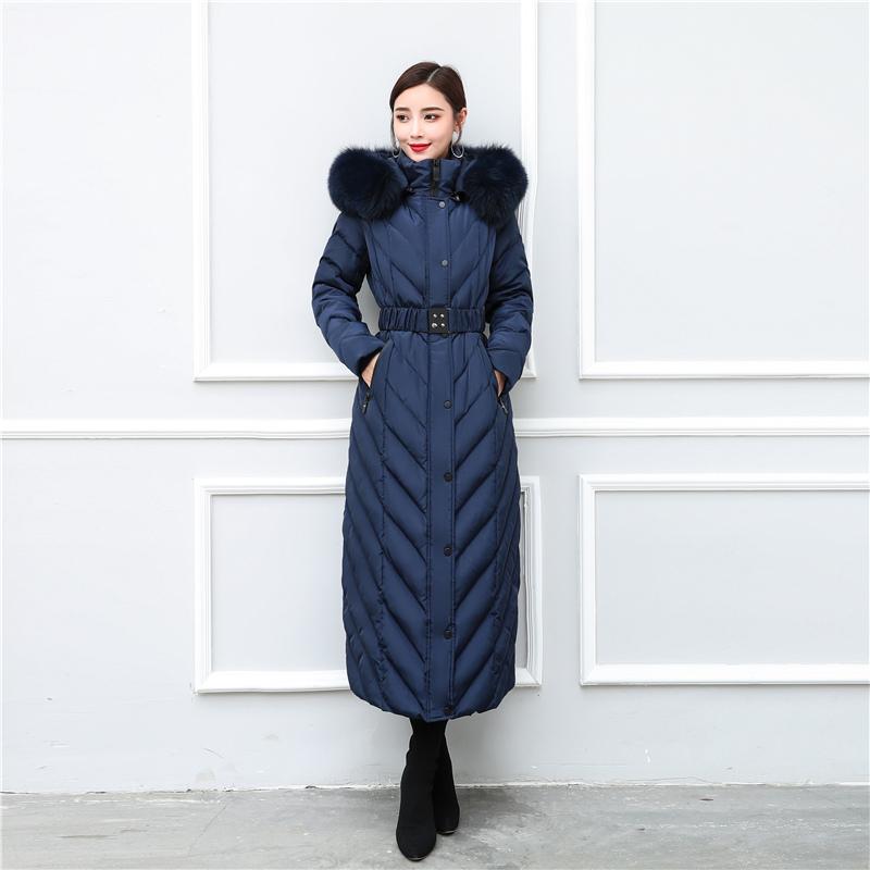 Winter coat super fire winter wear 2020 new big hair collar down jacket women' long style versatile 90% white duck down coat, Black
Winter coat super fire winter wear 2020 new big hair collar down jacket women' long style versatile 90% white duck down coat, Black