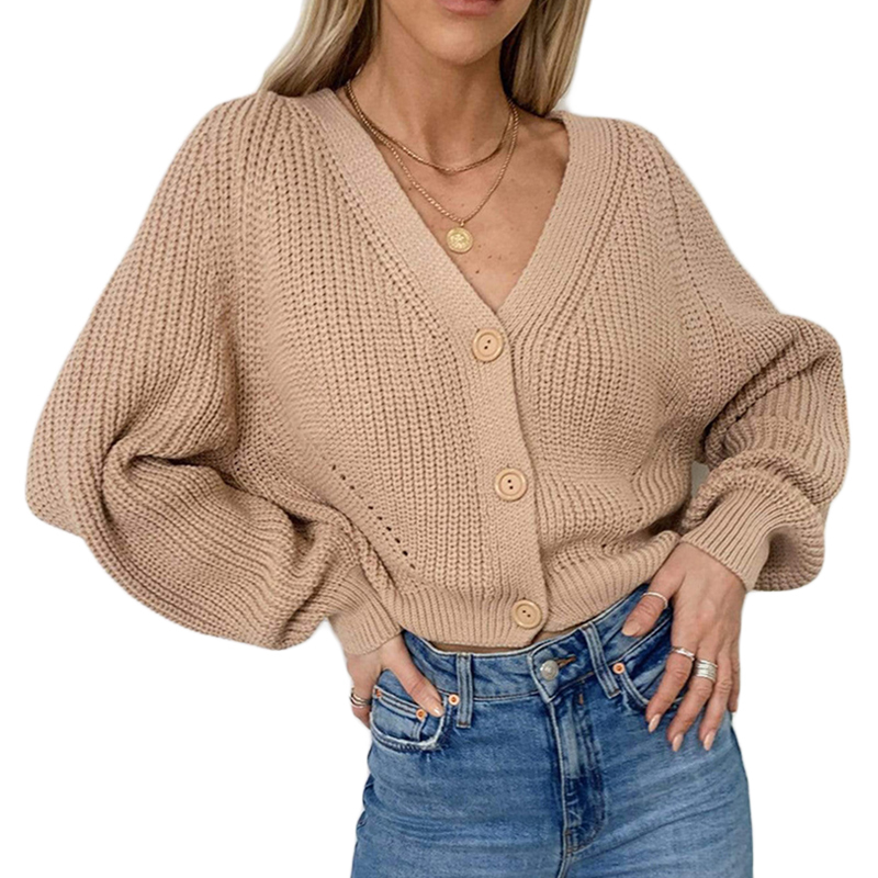 Women Cardigan Winter Cashmere Sweater Long Sleeve V neck Woman's Sweater Cardigans jersey knit Jumpers Pull Femme Coat 201224