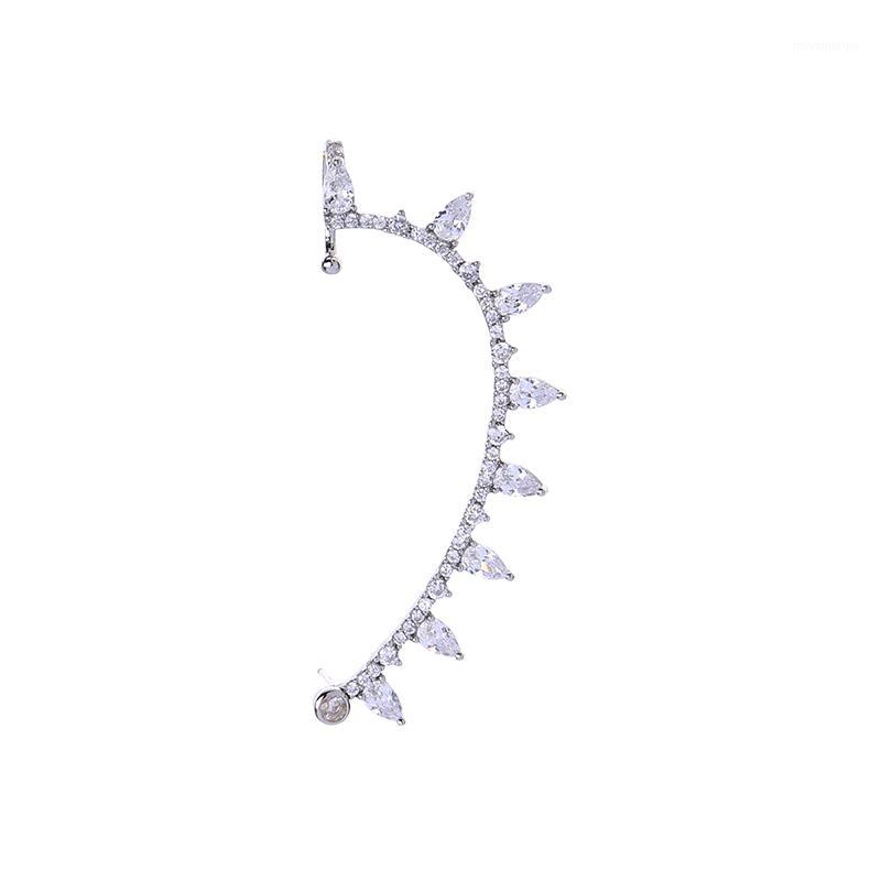 Fashion Women Jewelry Silver Color Exquisite Zircon Ears Hang Type Stud Earrings For Girls Unilateral Trendy Earring Accessories1
Fashion Women Jewelry Silver Color Exquisite Zircon Ears Hang Type Stud Earrings For Girls Unilateral Trendy Earring Accessories1