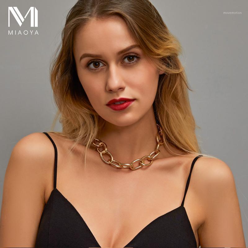 New European Cross Border Jewelry Punk Street Retro Style Thick Chain Necklace1