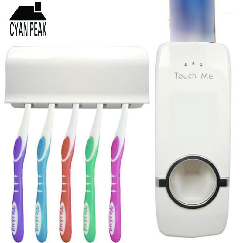 1 Set Automatic Toothpaste Dispenser Toothbrush Holder Wall Mount Type Bathroom Accessories Set Tooth Brush Holder Drop Shipping1
1 Set Automatic Toothpaste Dispenser Toothbrush Holder Wall Mount Type Bathroom Accessories Set Tooth Brush Holder Drop Shipping1