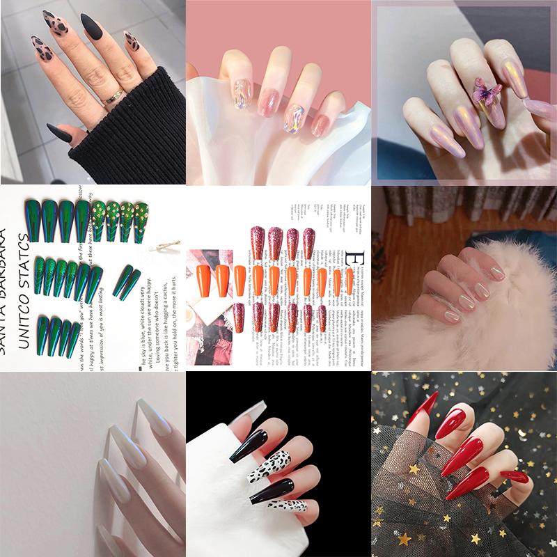 24pcs Extra Long Leopard Print Ballet Coffin Glitter Pink Diamond Fake Nails White Purple Butterfly Aurora Winter Wear Manicure, Style5
24pcs Extra Long Leopard Print Ballet Coffin Glitter Pink Diamond Fake Nails White Purple Butterfly Aurora Winter Wear Manicure, Style5