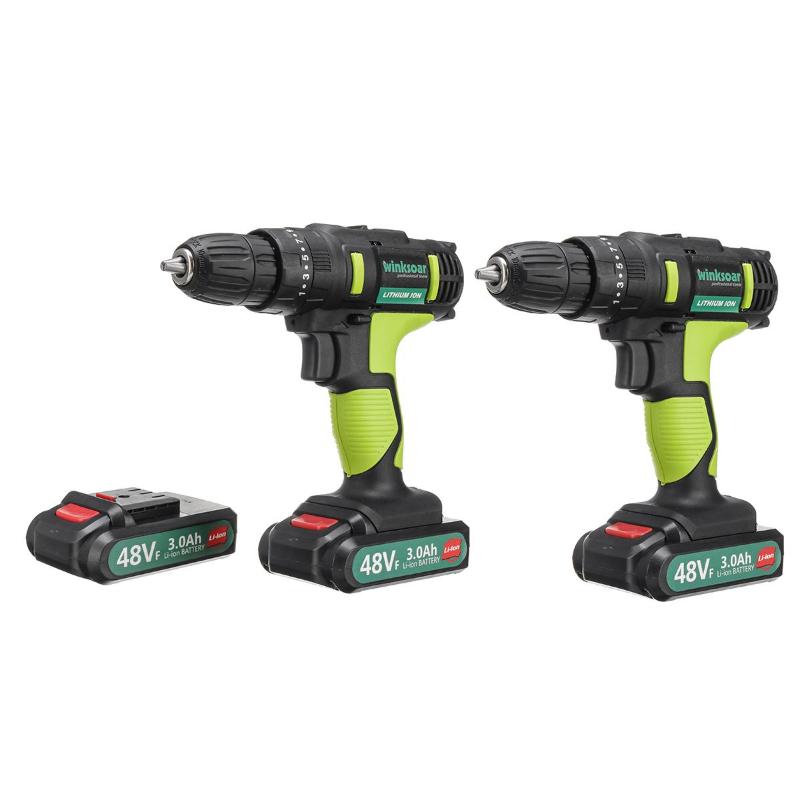 48V Electric Tools Impact Drill Impact Electric Screwdriver Cordless Drill Battery Screwdriver 25+1 Torque
48V Electric Tools Impact Drill Impact Electric Screwdriver Cordless Drill Battery Screwdriver 25+1 Torque