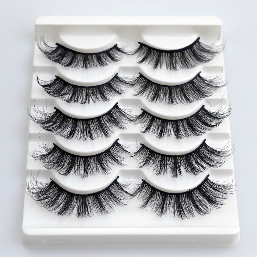 QSTY 5 Pairs Faux 3D Mink Eyelashes Fluffy Wispy Soft Thick Natural long False Eyelashe Dramatic Volume wholesale Full Strip Fake Lashes Extension makeup tool
QSTY 5 Pairs Faux 3D Mink Eyelashes Fluffy Wispy Soft Thick Natural long False Eyelashe Dramatic Volume wholesale Full Strip Fake Lashes Extension makeup tool