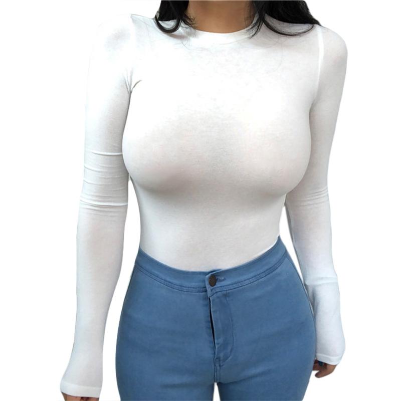 Women Long Sleeve O-Neck Thin T-Shirt Plain Solid Color Micro Perspective Pullover Tops Bodycon Stretch Basic Streetwear, Beige
Women Long Sleeve O-Neck Thin T-Shirt Plain Solid Color Micro Perspective Pullover Tops Bodycon Stretch Basic Streetwear, Beige