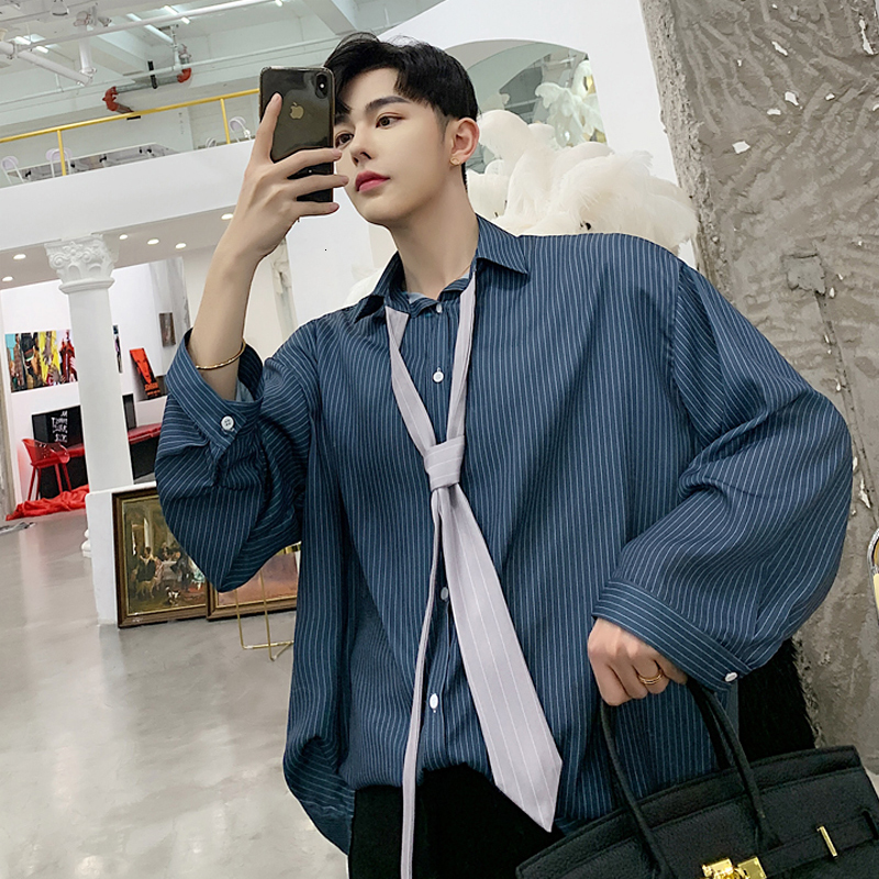 2021 New Spring Designer of Retro-mango Art Loop Striped Bat Shirt Oversize Men's Shirt. PTZL, 11
2021 New Spring Designer of Retro-mango Art Loop Striped Bat Shirt Oversize Men's Shirt. PTZL, 11