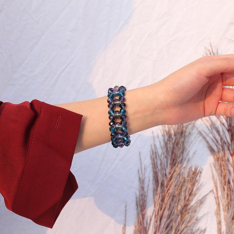 Retro Style Crystal Beads Multi-layer Adjustable Wrap-around Charm Bracelet Women's Fashion Geometric Bracelet Jewelry
Retro Style Crystal Beads Multi-layer Adjustable Wrap-around Charm Bracelet Women's Fashion Geometric Bracelet Jewelry