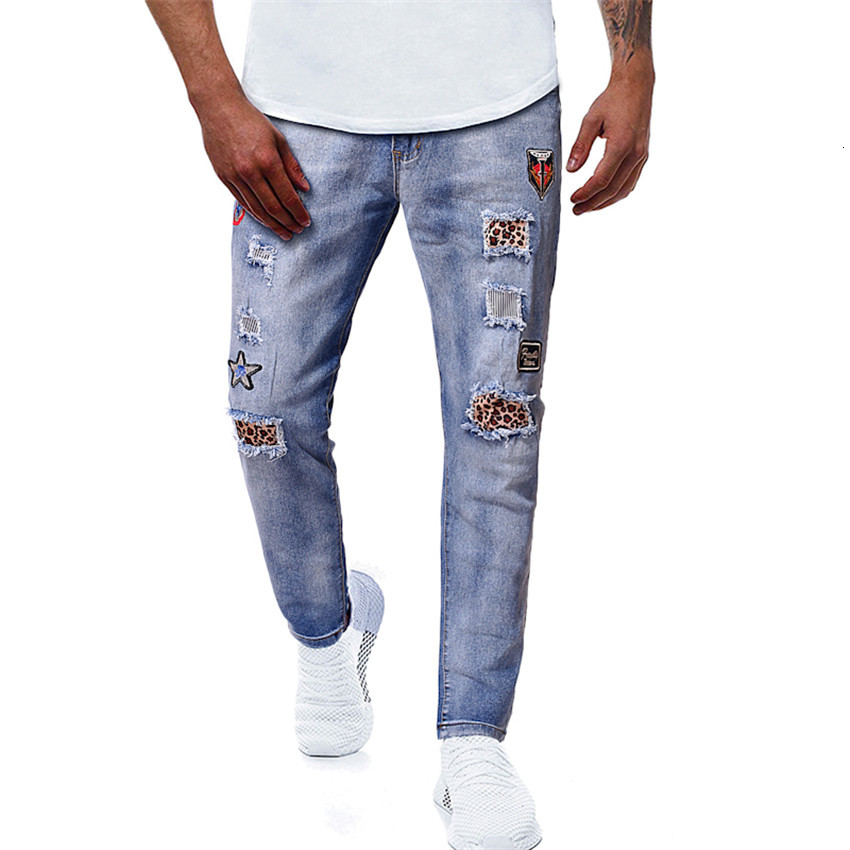 2021 New Men' Denim Fashion Embroidery Patchwork Mens Skinny Jeans Men Straight Hip Male Stretch Pants European Size RUSF, Blue
2021 New Men' Denim Fashion Embroidery Patchwork Mens Skinny Jeans Men Straight Hip Male Stretch Pants European Size RUSF, Blue